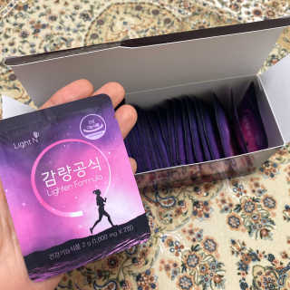 [감량공식] 다이어트 건강기능식품 — 5점을 준 리뷰어가 2019년 12월 올린 사용 사진