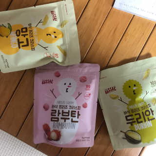 BASSAK 바삭 프리즈 크리스피 3종 — 4점을 준 리뷰어가 2020년 2월 올린 사용 사진
