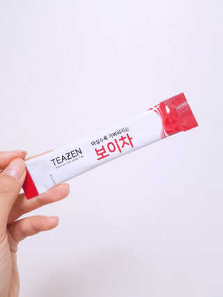 티젠 보이차 + 마이보틀 세트 — 4점을 준 리뷰어가 2018년 6월 올린 사용 사진