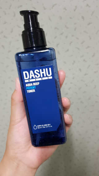 다슈코리아 다슈 맨즈 아쿠아 딥 포텐 토너 153ml — 5점을 준 리뷰어가 2019년 7월 올린 사용 사진