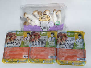 뜰아채유통 춘천닭갈비덮밥소스와 머쉬마루 버섯 — 5점을 준 리뷰어가 2018년 12월 올린 사용 사진