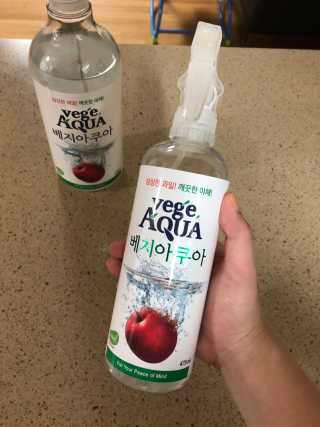 베지아쿠아 475ml + 리필 1000ml 1Set — 4점을 준 리뷰어가 2019년 8월 올린 사용 사진