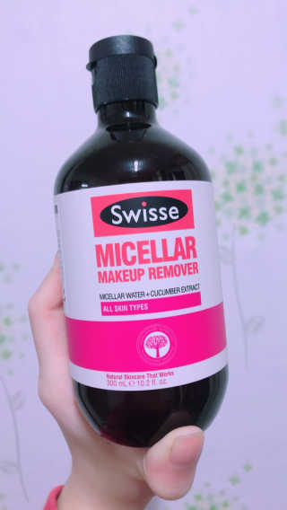 SWISSE 스위스 미셀라 메이크업 리무버 — 4점을 준 리뷰어가 2020년 1월 올린 사용 사진