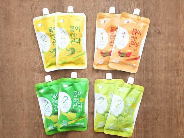 몸이반한 이중 곤약젤리 저칼로리4종_총8파우치 리뷰 사진