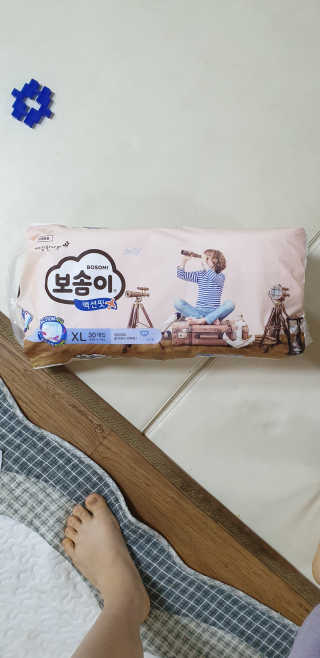 보솜이 액션핏 팬티형 — 5점을 준 리뷰어가 2019년 4월 올린 사용 사진