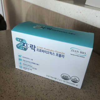 지노바 지락프로바이오틱스포뮬라 — 3점을 준 리뷰어가 2019년 12월 올린 사용 사진