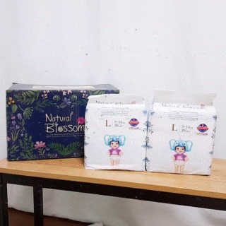 네추럴블라썸 NATURAL BLOSSOM 슈퍼 얇은 바지 기저귀 — 5점을 준 리뷰어가 2018년 9월 올린 사용 사진