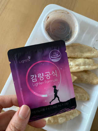 [감량공식] 다이어트 건강기능식품 — 5점을 준 리뷰어가 2019년 12월 올린 사용 사진
