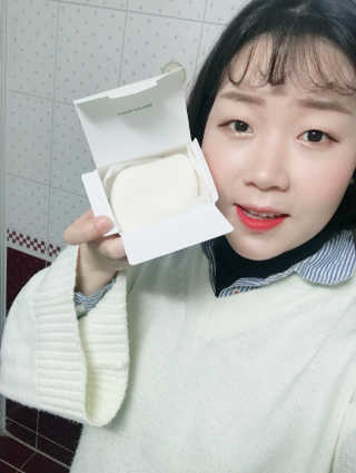 뷰가닉 브라이트닝 페이셜 바 — 3.5점을 준 리뷰어가 2017년 2월 올린 사용 사진