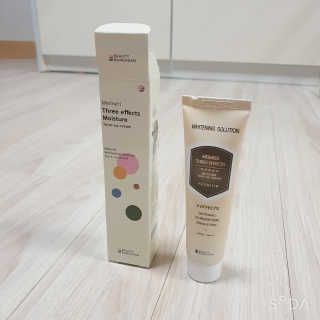 메이메리 쓰리이펙츠 모이스처 톤업크림 50ml — 5점을 준 리뷰어가 2020년 1월 올린 사용 사진