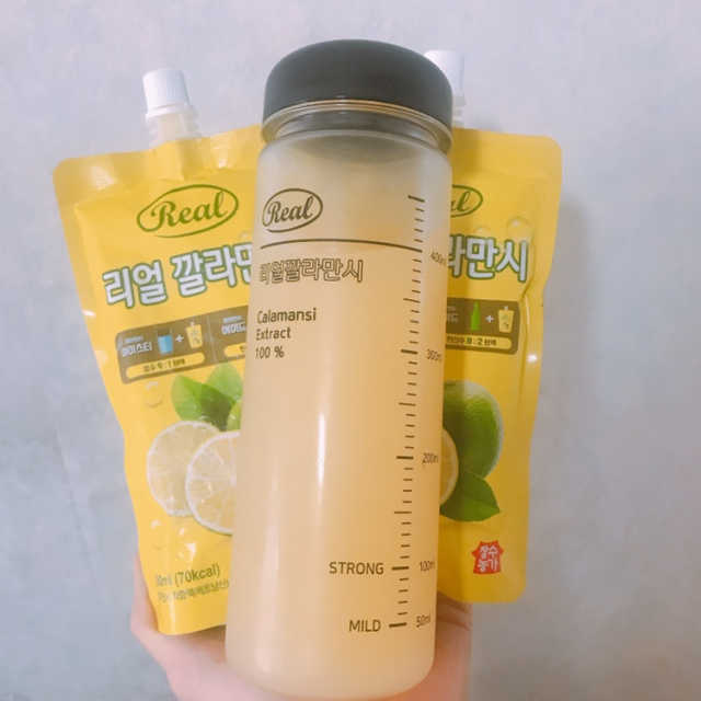 리얼깔라만시 리뷰 사진