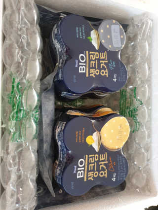 [매일 바이오] 생크림요거트 플레인 12개 + 유자 12개 — 5점을 준 리뷰어가 2019년 6월 올린 사용 사진