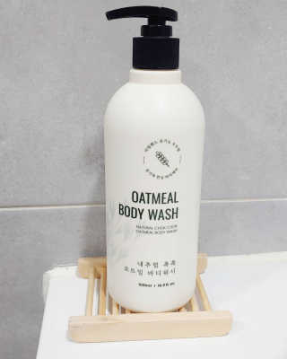 (주)에네스티 내추럴 촉촉  오트밀 바디워시 500ml — 5점을 준 리뷰어가 2019년 11월 올린 사용 사진