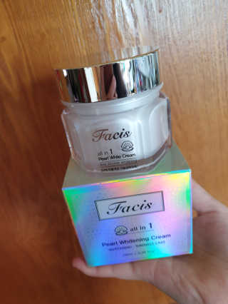 파시스 올인원 진주 화이트닝 크림 100ml — 5점을 준 리뷰어가 2019년 4월 올린 사용 사진