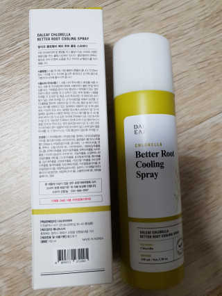 달리프 클로렐라 베러 루트 쿨링 스프레이 100ml — 4점을 준 리뷰어가 2018년 12월 올린 사용 사진