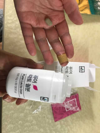 네츄럴굿띵스 퓨어 락토 철분 60일분 — 4.67점을 준 리뷰어가 2018년 1월 올린 사용 사진
