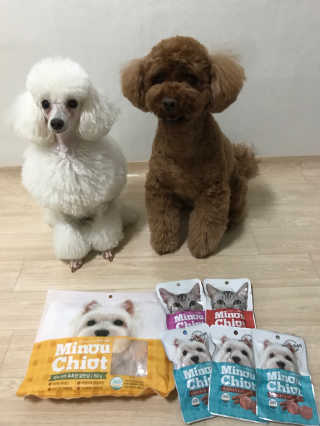 미누시아 촉촉한 닭안심 + 홍삼발효 훈제 말고기 — 5점을 준 리뷰어가 2018년 6월 올린 사용 사진