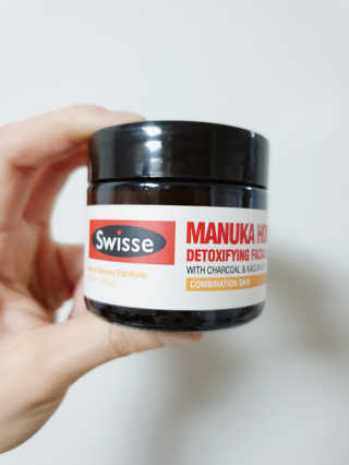 SWISSE 스위스 마누카 허니 디톡시파잉 페이셜 마스크 — 4점을 준 리뷰어가 2019년 12월 올린 사용 사진
