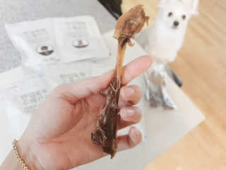 [펫토리아] 한입뚝딱 강아지 수제간식 BEST 5종 — 5점을 준 리뷰어가 2019년 2월 올린 사용 사진