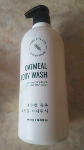 (주)에네스티 내추럴 촉촉  오트밀 바디워시 500ml — 5점을 준 리뷰어가 2019년 11월 올린 사용 사진