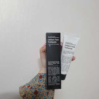 the naked object 디블랙팩치약 디블랙칫솔 세트 — 5점을 준 리뷰어가 2020년 2월 올린 사용 사진