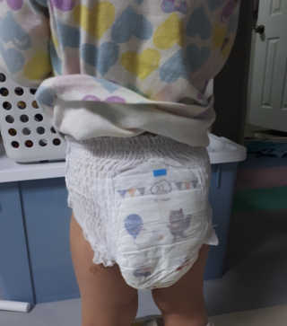 보솜이 액션핏 팬티형 — 5점을 준 리뷰어가 2019년 3월 올린 사용 사진