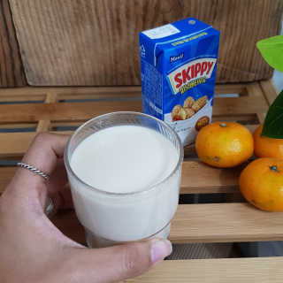 스키피피넛우유 스키피 피넛버터우유 — 5점을 준 리뷰어가 2019년 11월 올린 사용 사진