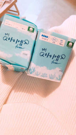 보타메디 마이아이엠 생리대 — 5점을 준 리뷰어가 2018년 11월 올린 사용 사진