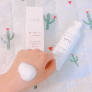 V.RET 브이렛 여성청결제 — 5점을 준 리뷰어가 2018년 7월 올린 사용 사진