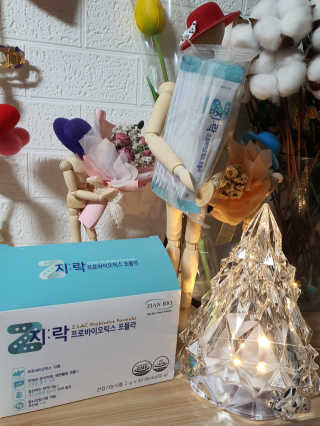 지노바 지락프로바이오틱스포뮬라 — 4.5점을 준 리뷰어가 2019년 11월 올린 사용 사진
