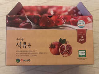 [하이헬스] 정말 진하고 맛있는 유기농 석류즙 30포 — 5점을 준 리뷰어가 2019년 11월 올린 사용 사진