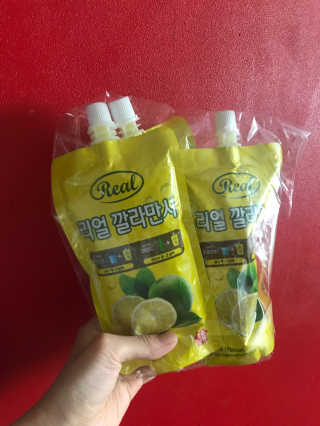 장수농가 리얼깔라만시 — 5점을 준 리뷰어가 2018년 6월 올린 사용 사진