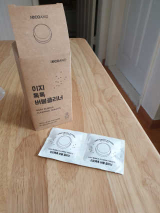 [에코앤드]이지톡톡 버블클리너 1종세척제 — 5점을 준 리뷰어가 2019년 8월 올린 사용 사진