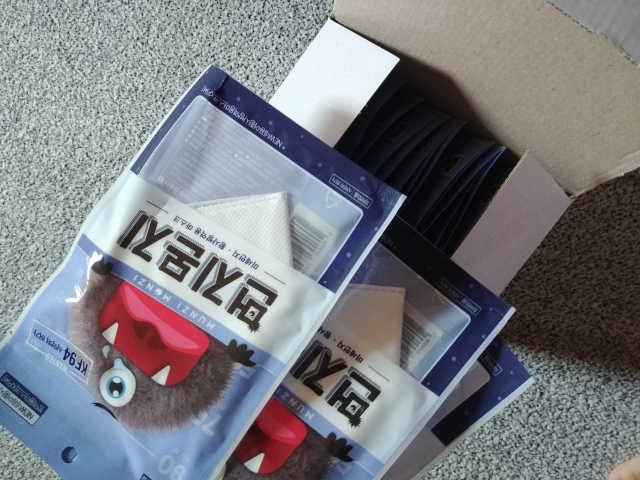 먼지몬지 KF인증 황사마스크 리뷰 사진