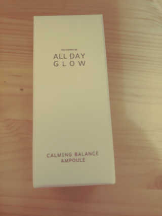 ALL DAY GLOW [올 데이 글로우] 카밍 밸런스 앰플 30ml — 4.5점을 준 리뷰어가 2019년 11월 올린 사용 사진