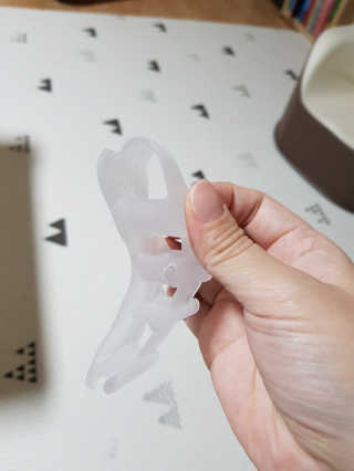 힐링팩토리 밸런스 발가락링 발가락교정기 A1 — 4점을 준 리뷰어가 2019년 12월 올린 사용 사진