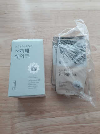 [착한습관]건강한 한끼, 귀리 쉐이크와 서리태 쉐이크 — 5점을 준 리뷰어가 2019년 8월 올린 사용 사진