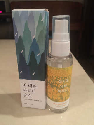 르플랑 제주 패브릭 퍼퓸 60ml 8종 — 3.33점을 준 리뷰어가 2018년 10월 올린 사용 사진