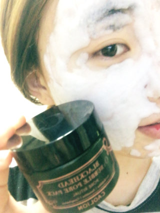 카오리온코스메틱스 블랙헤드 O2 버블 모공팩 — 3.5점을 준 리뷰어가 2016년 7월 올린 사용 사진