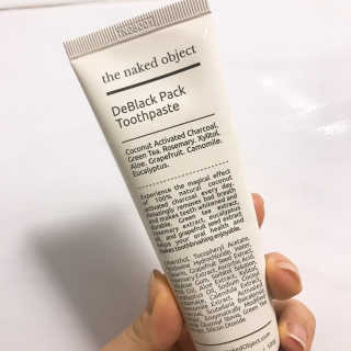 the naked object 디블랙팩치약 디블랙칫솔 세트 — 3점을 준 리뷰어가 2019년 1월 올린 사용 사진