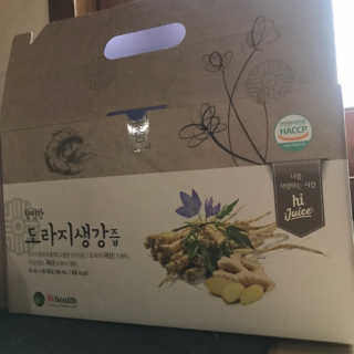 [하이헬스] 환절기에 좋은 참진한 도라지생강즙 30포 — 3.5점을 준 리뷰어가 2019년 11월 올린 사용 사진