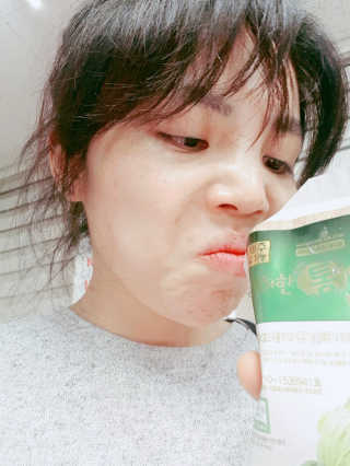메이준뉴트리 위대한 통양배추 브로콜리진액 한 박스 — 3.83점을 준 리뷰어가 2018년 6월 올린 사용 사진