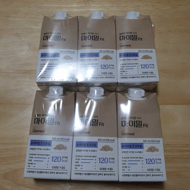 잘빠진 저지방 식사 마이밀Fit 오트밀 6팩 리뷰 사진
