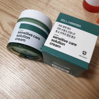 벨라몬스터 센서티브 케어 솔루션 톳크림 — 4점을 준 리뷰어가 2019년 3월 올린 사용 사진
