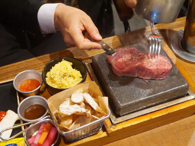 [블랙스테이크 강남점]부채살스테이크 + 파스타 set 리뷰 사진