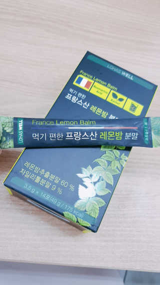 로하스웰 프랑스산 레몬밤 분말 — 4.67점을 준 리뷰어가 2018년 7월 올린 사용 사진