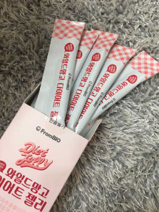 프롬바이오 다이어트엔와일드망고 젤리 — 4.5점을 준 리뷰어가 2020년 1월 올린 사용 사진