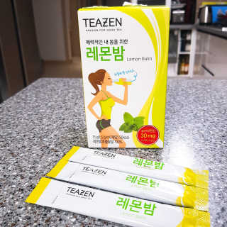 티젠 레몬밤 + 마이보틀 — 4점을 준 리뷰어가 2018년 7월 올린 사용 사진