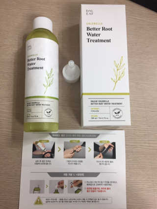 달리프 클로렐라 베러 루트 워터트리트먼트 200ml — 5점을 준 리뷰어가 2019년 2월 올린 사용 사진
