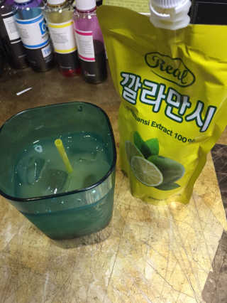 장수농가 리얼깔라만시 — 5점을 준 리뷰어가 2018년 4월 올린 사용 사진